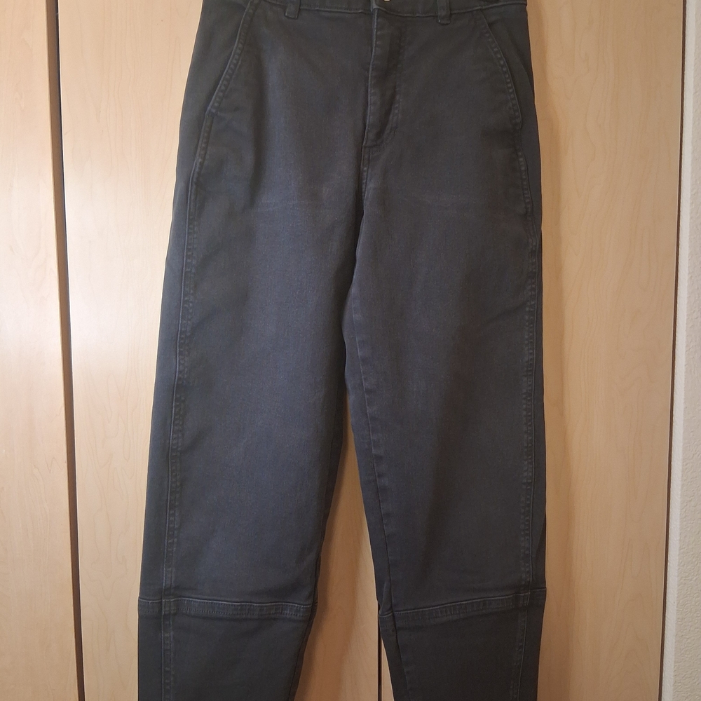 Everlane Black Denim Utility Barrel Jeans Size 4